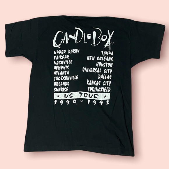 1994-95 Candle Box US Tour Tee- XL - Picture 2 of 2